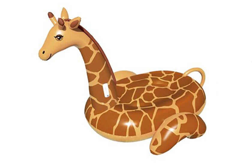 ondersteuning prins Gaan Opblaasbare giraf bedrukken | met logo | Promoboer