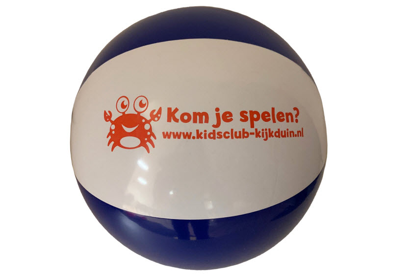 meloen Bedreven stoeprand Bedrukte tweekleurige strandballen | met logo | Promoboer
